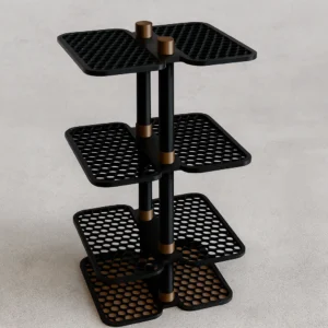 Wielopoziomowy stojak na buty z opcją rozbudowy